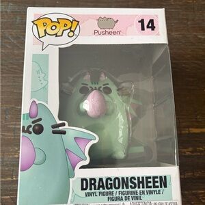 Funko Dragonsheen Pusheen Vinyl Figure Mint Green & Pink Accents